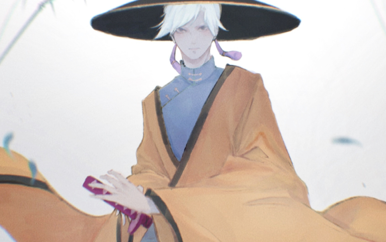 【光遇箬笠】绘画过程