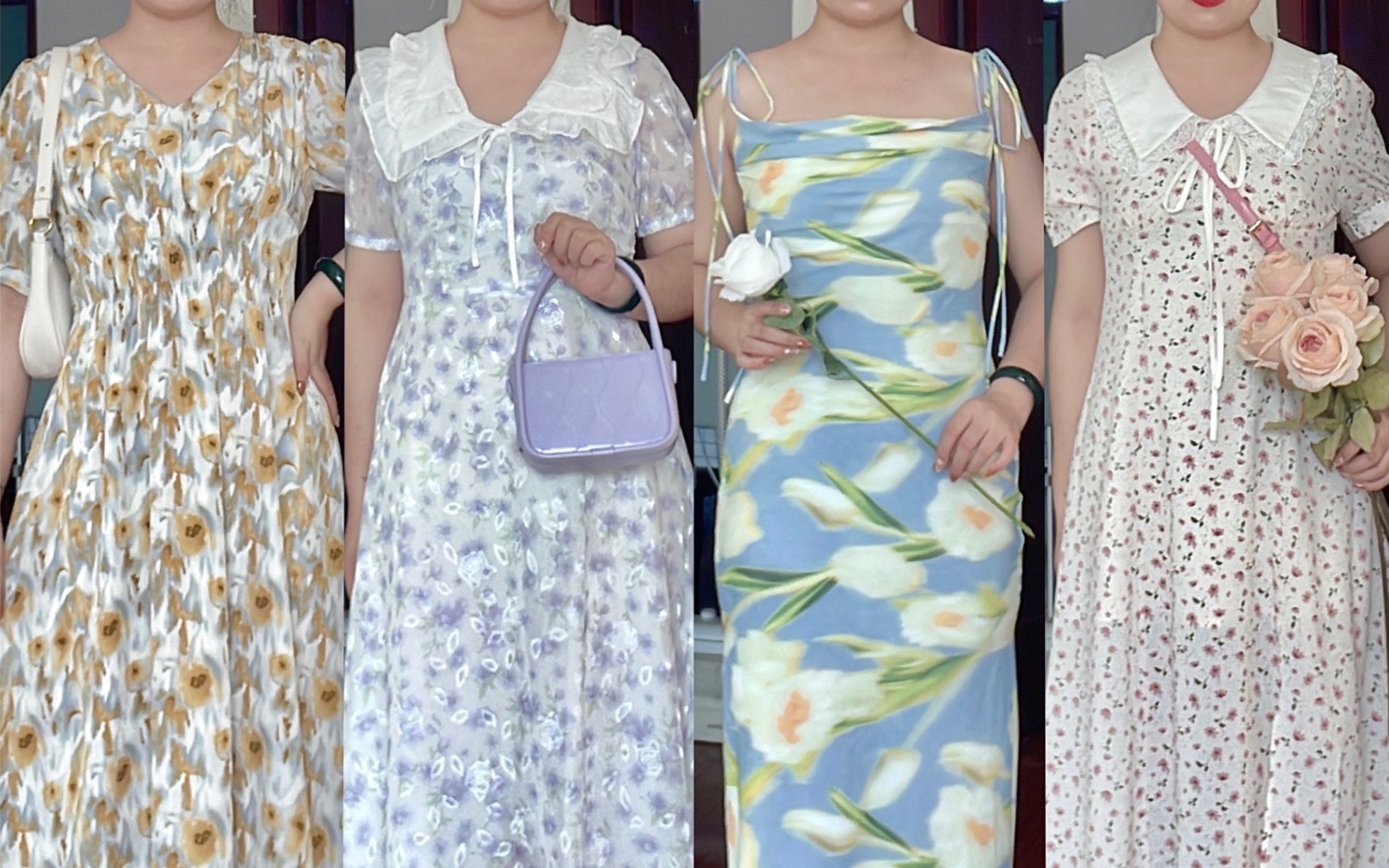 活动  【174cm 140斤】高个子微胖梨形身材 绝美连衣裙合集