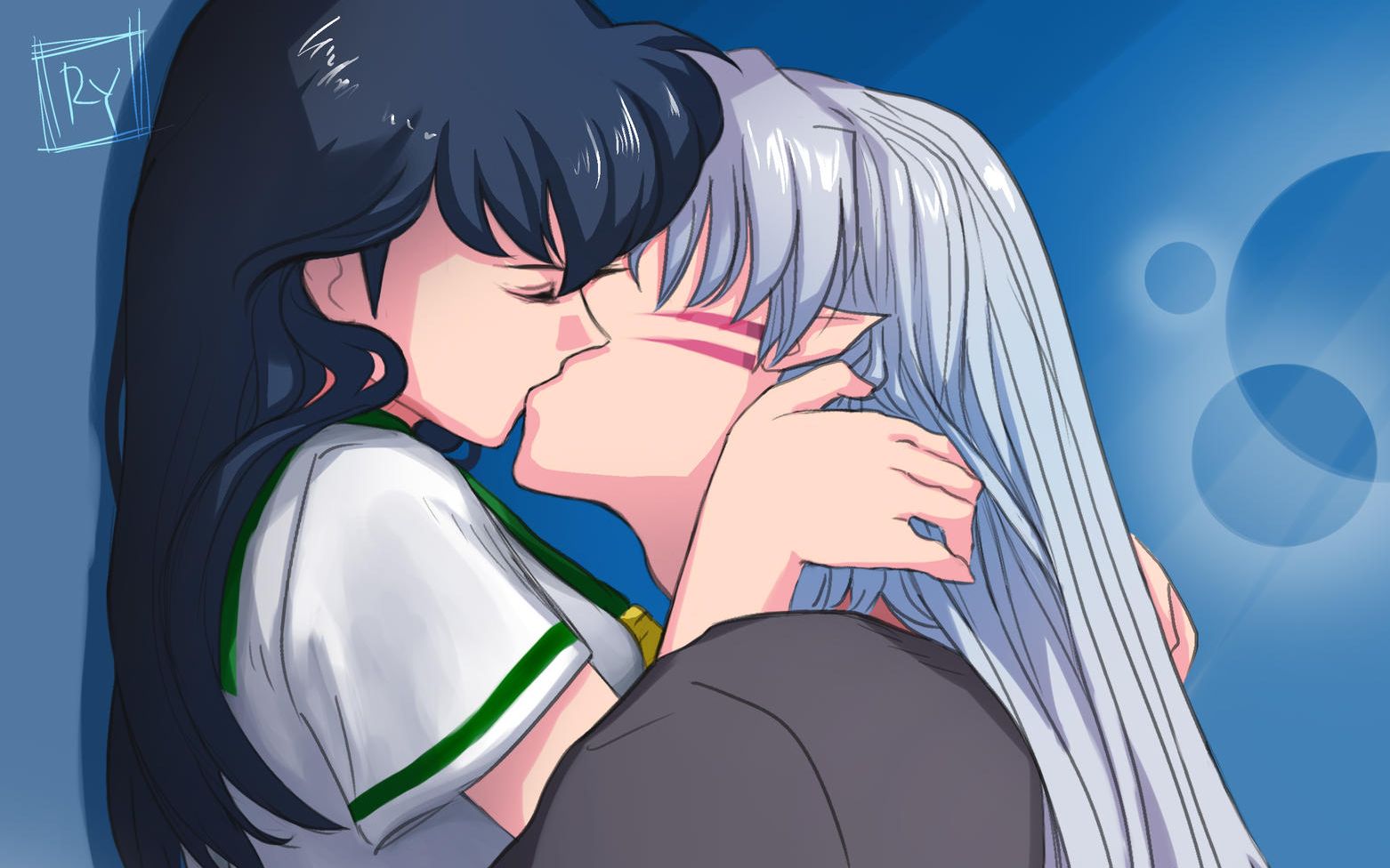 你没吃过的神仙cp(杀生丸x日暮戈薇)同人漫raindrops配音版