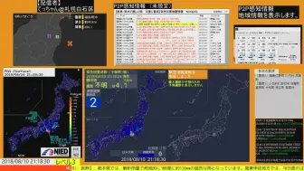 下载视频: 【最大震度3/NDQinfo】 駿河湾 深さ約20km M4.5 10日21時18分頃発生