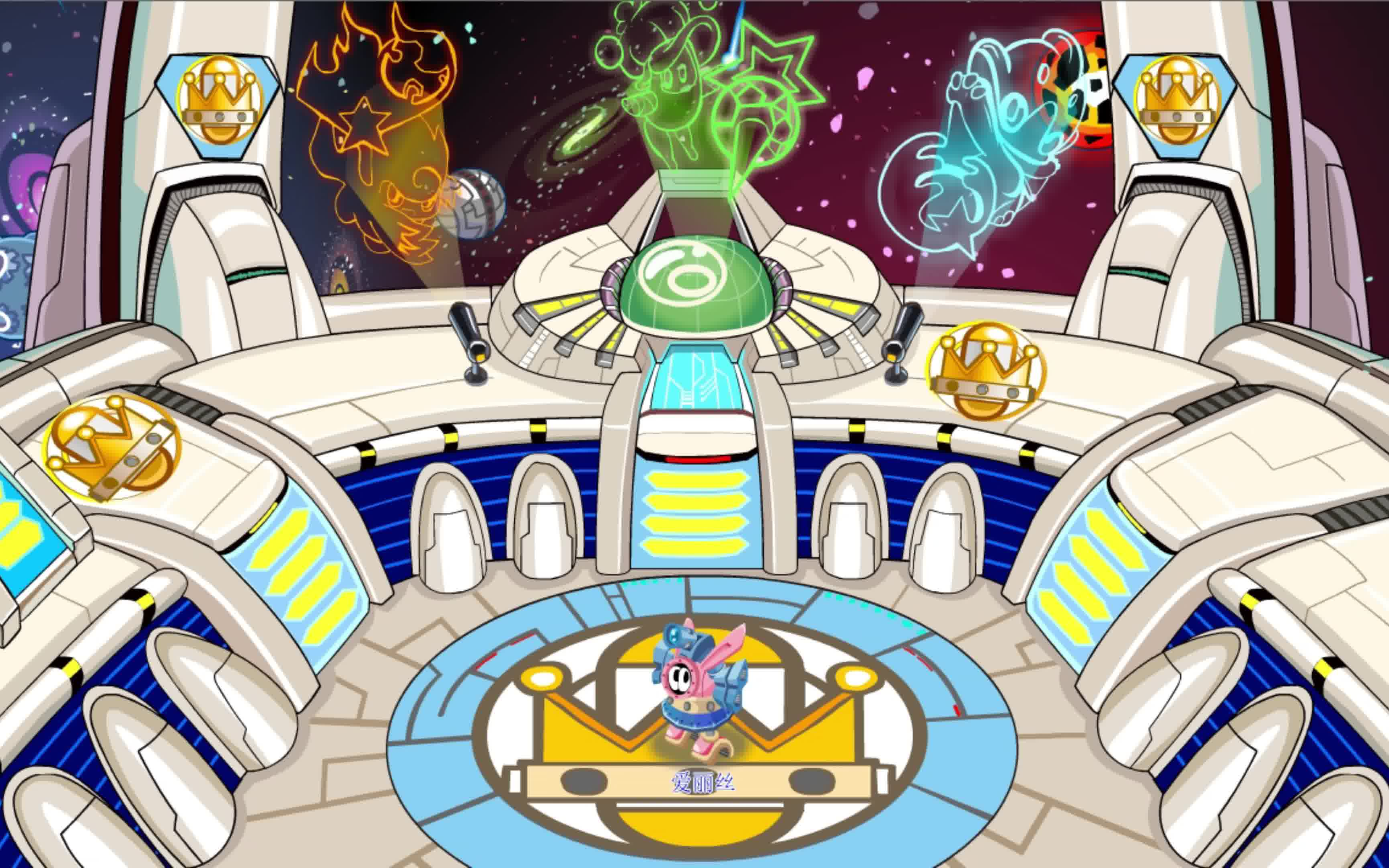 赛尔号第一届精灵王争霸赛瞭望舱地图