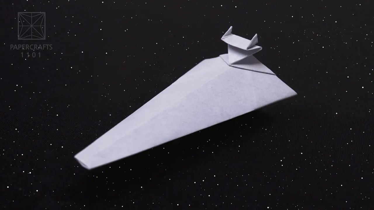 【paper crafts 1101】歼星舰折纸教程