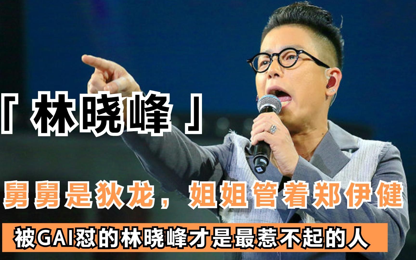 舅舅是狄龙,姐姐管着郑伊健,被gai怼的林晓峰才是最惹不起的人