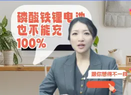 Скачать видео: 磷酸铁锂电池可以充到100%？并不可以