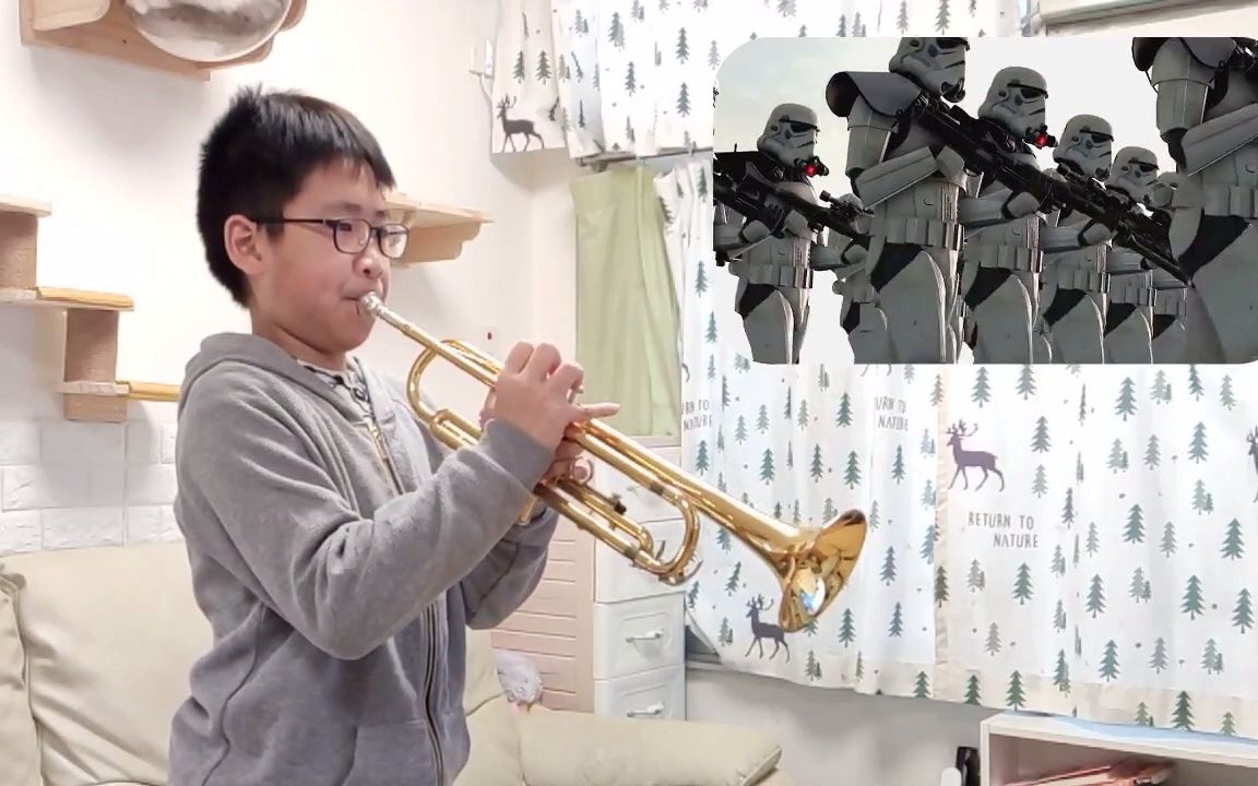 [图]星球大战 小号独奏 ABRSM Grade 5 The Imperial March (Darth Vader's Theme) Yamaha YTR-2330