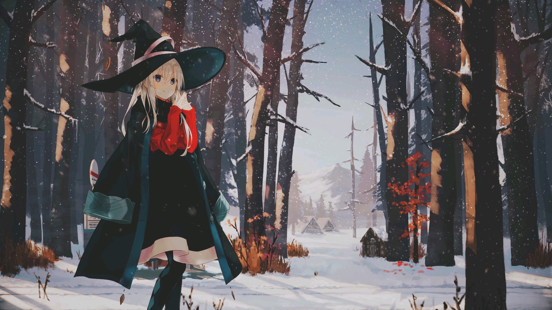 【4k动态壁纸】雪下的誓言