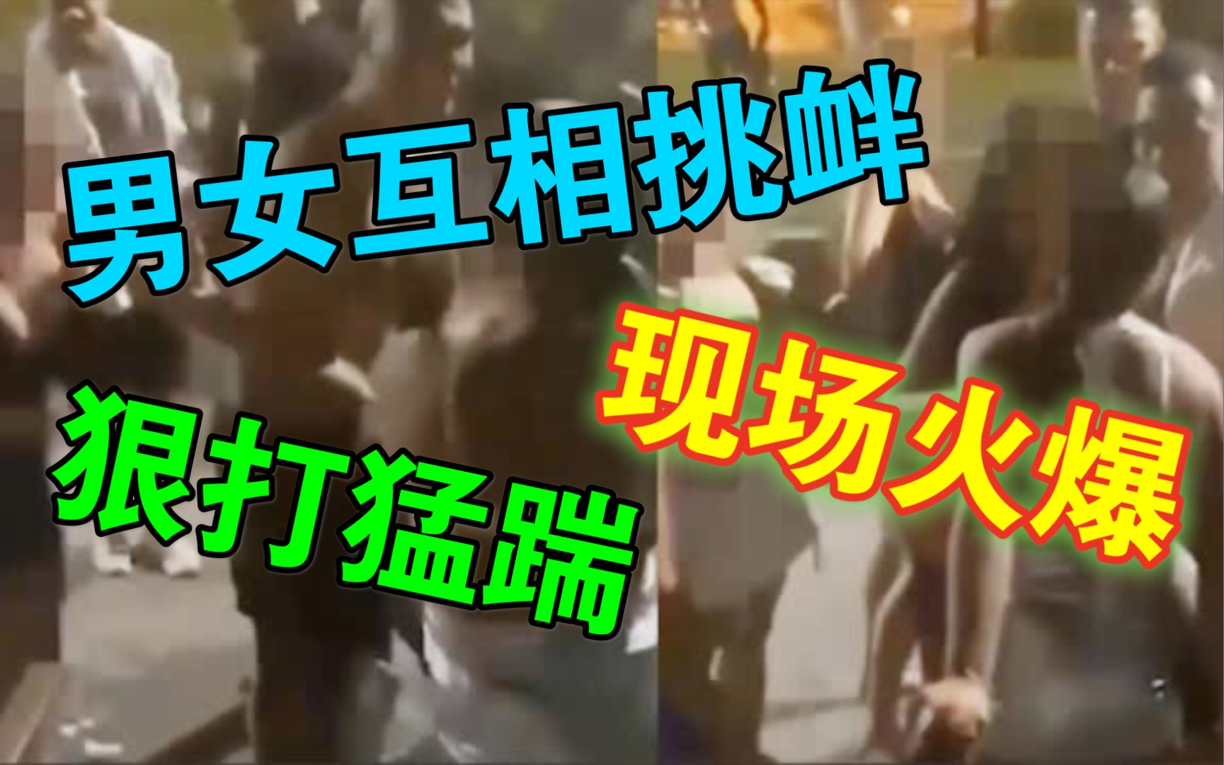 [图]悉尼狂欢节爆发激烈斗殴：男女互相挑衅大打出手，狠打猛踹现场火爆