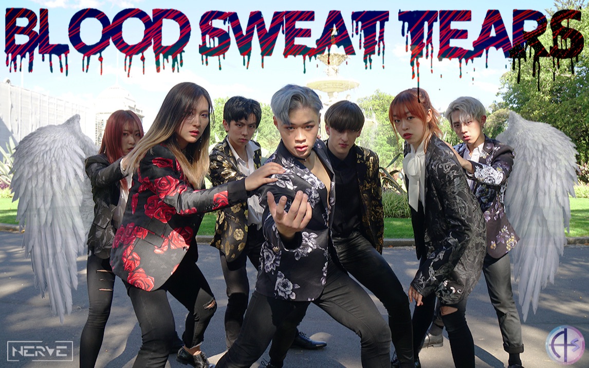 堕落天使性感舞蹈防弹少年团bts血汗泪bloodsweatandtears舞蹈翻跳