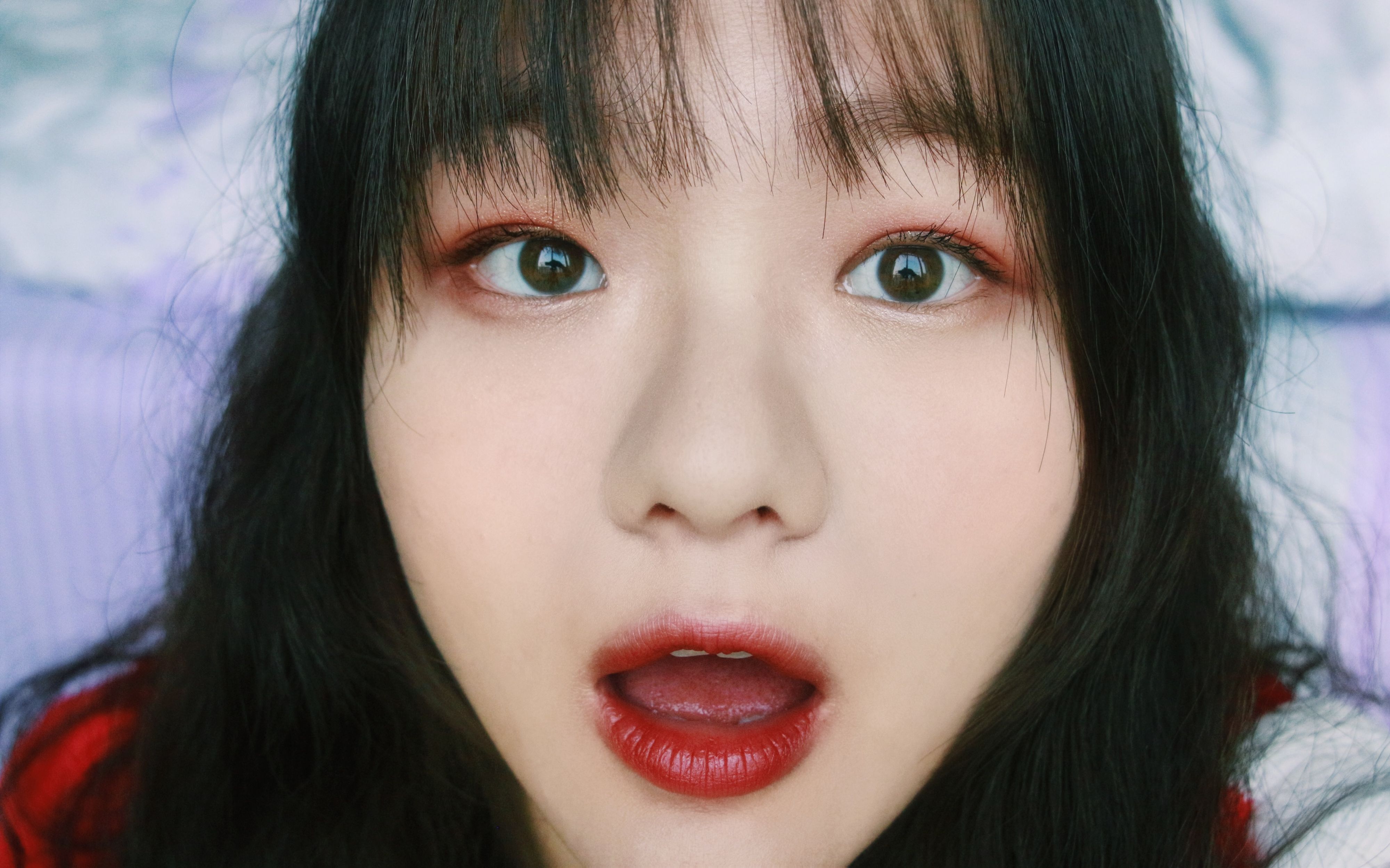 肿泡眼内双女孩的日常妆容分享==这绝对不是一个妆教kk