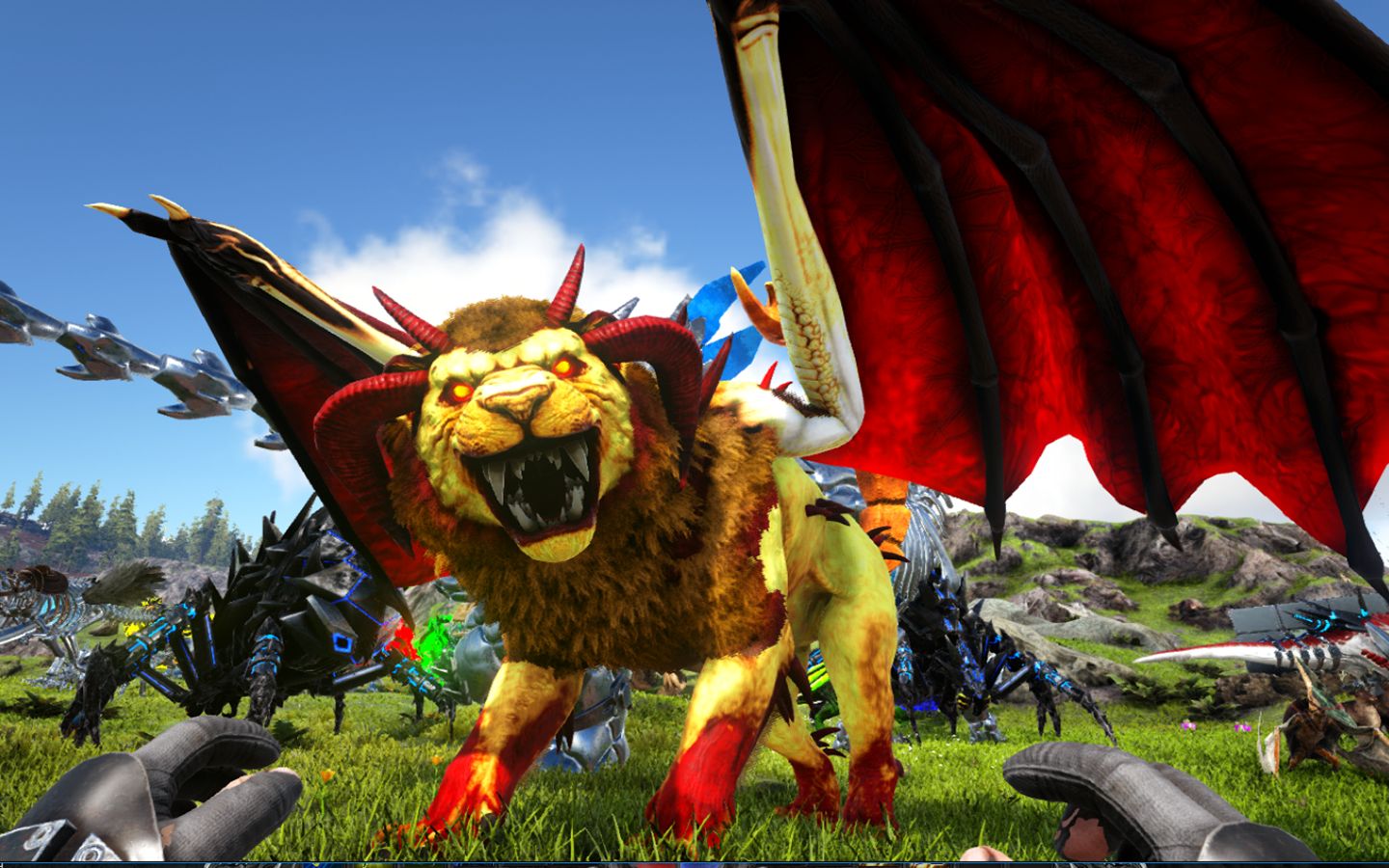 方舟生存进化普罗米修斯 45 沙漠神兽狮身蝎尾兽