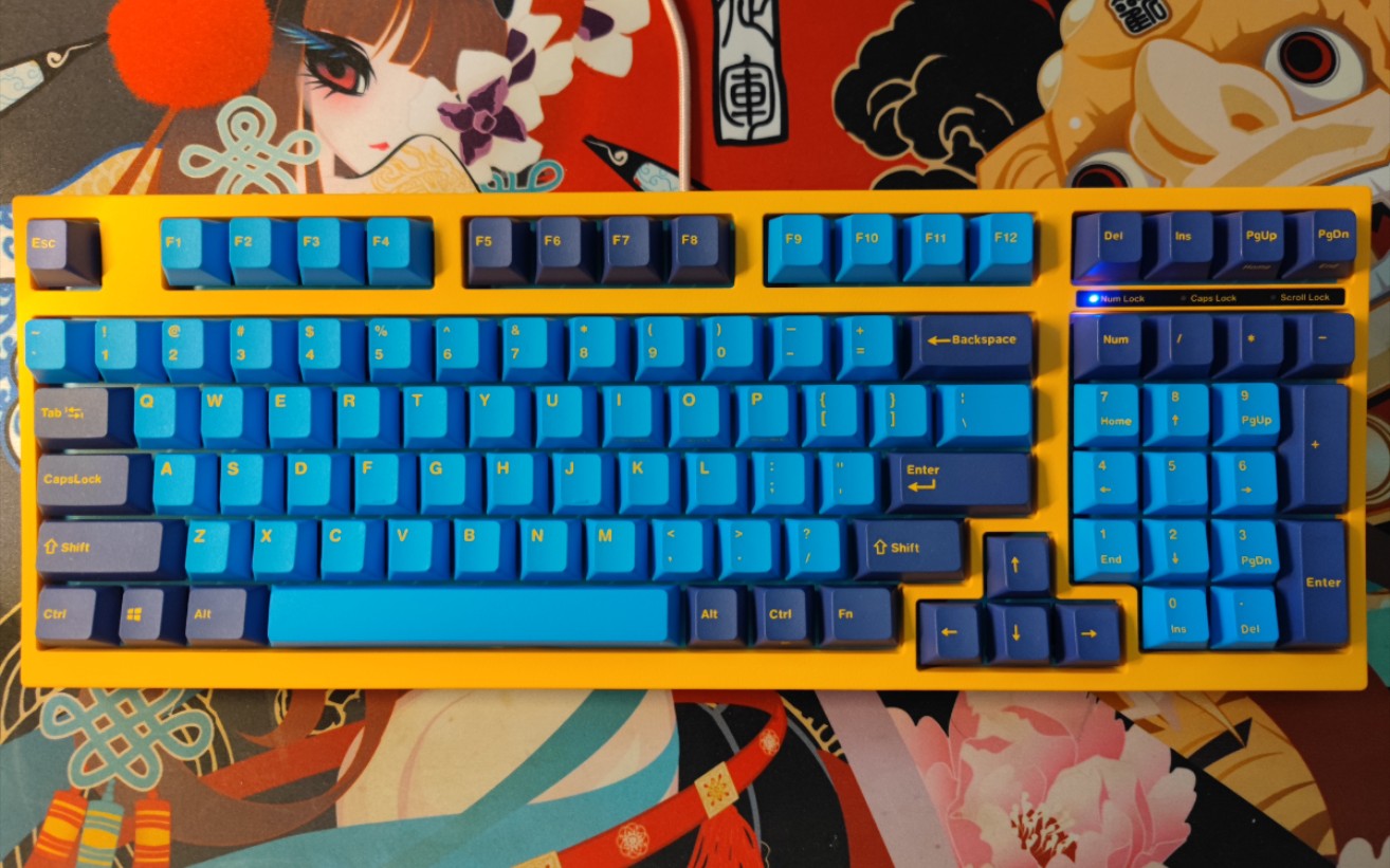 leopold pc980m pd流星紫轴打字声展示