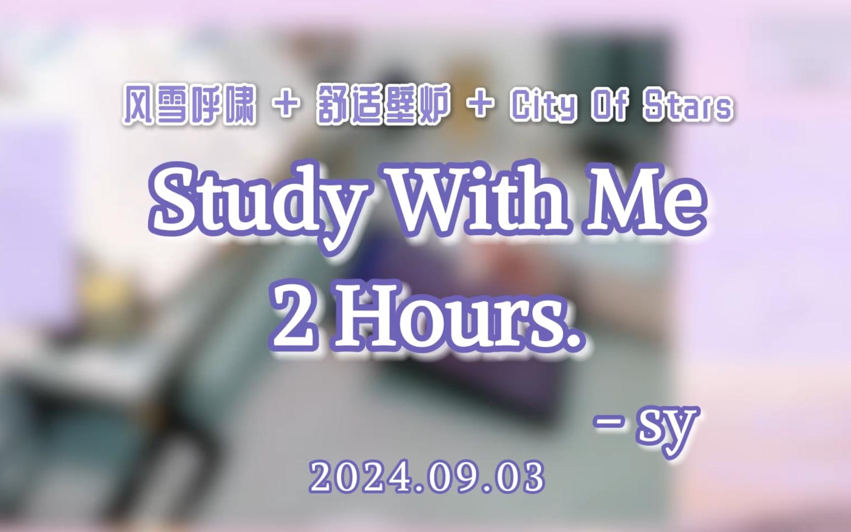 【sy】Study with me | 2h实时 |风雪呼啸舒适壁炉氛围 |city of stars|白噪声|医学生|125mins沉浸式自习室|一起学习吧!哔哩哔哩bilibili