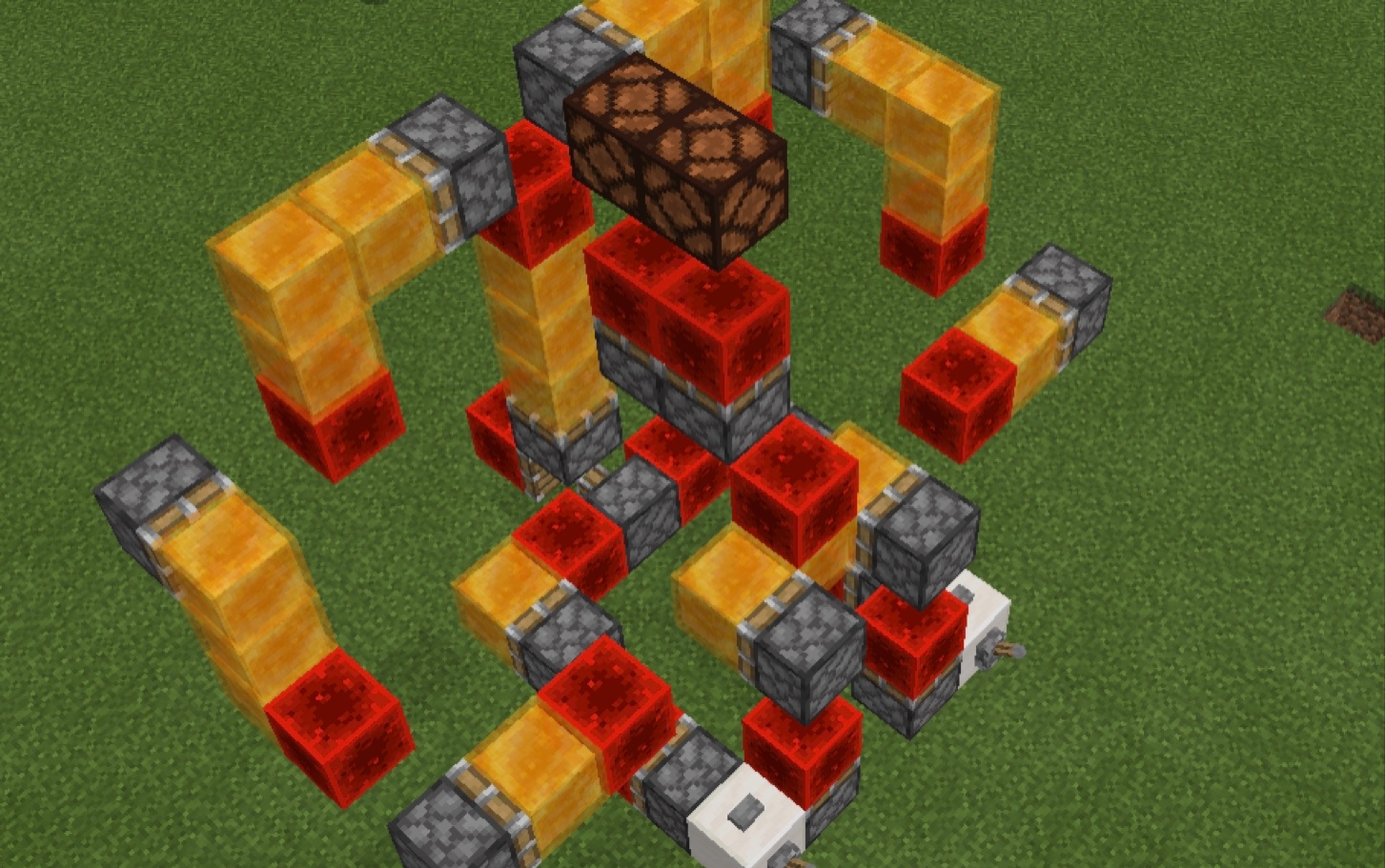 [我的世界]纯机械逻辑门