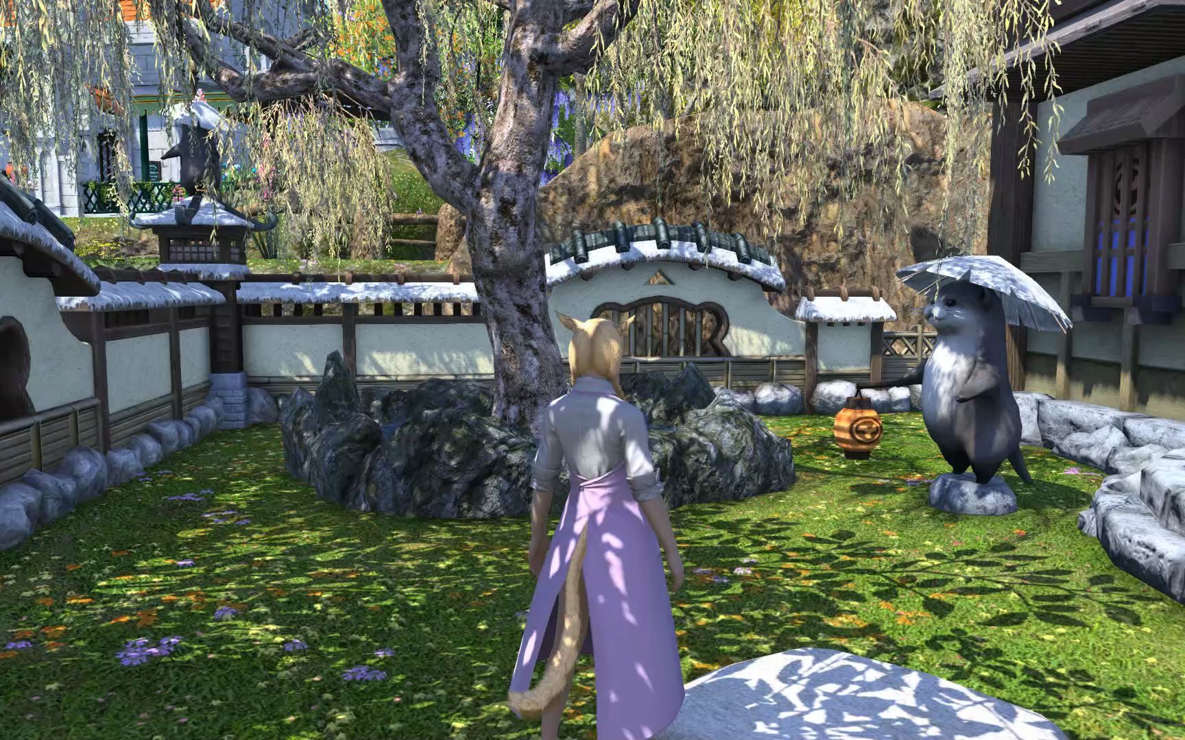 ff14装修丨s和风冬季庭院