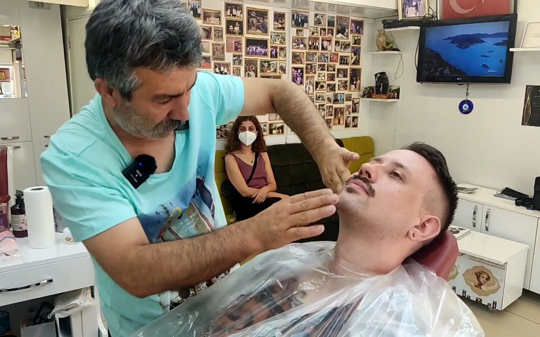 【土耳其munur老师傅】非常爽的头部和上半身全套按摩_哔哩哔哩_bili