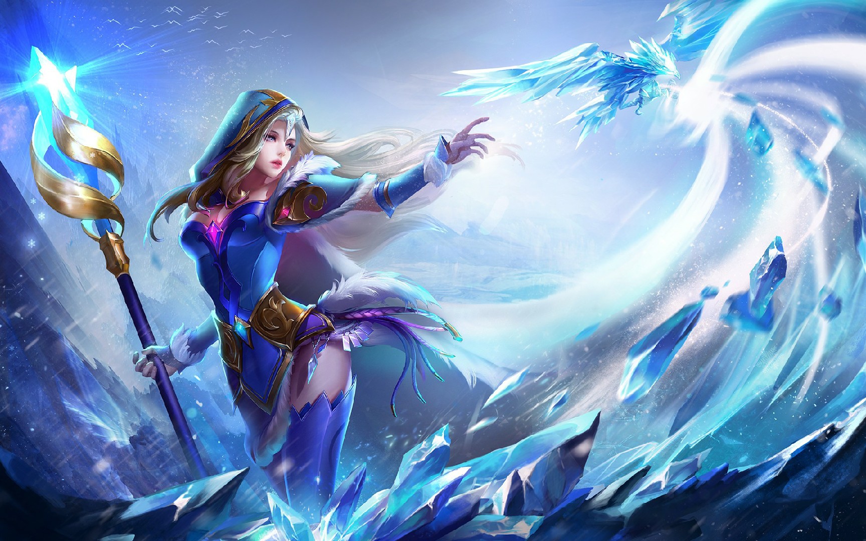 殁雪冰雪女王英魂之刃冰雪女王个人合集6