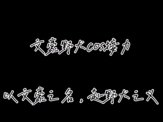 文豪野犬接力!为野犬干杯!哔哩哔哩bilibili