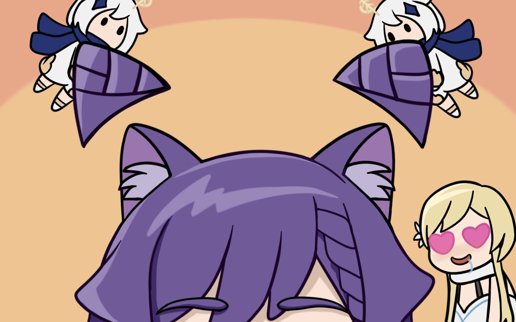 活动作品刻晴竟是猫猫人