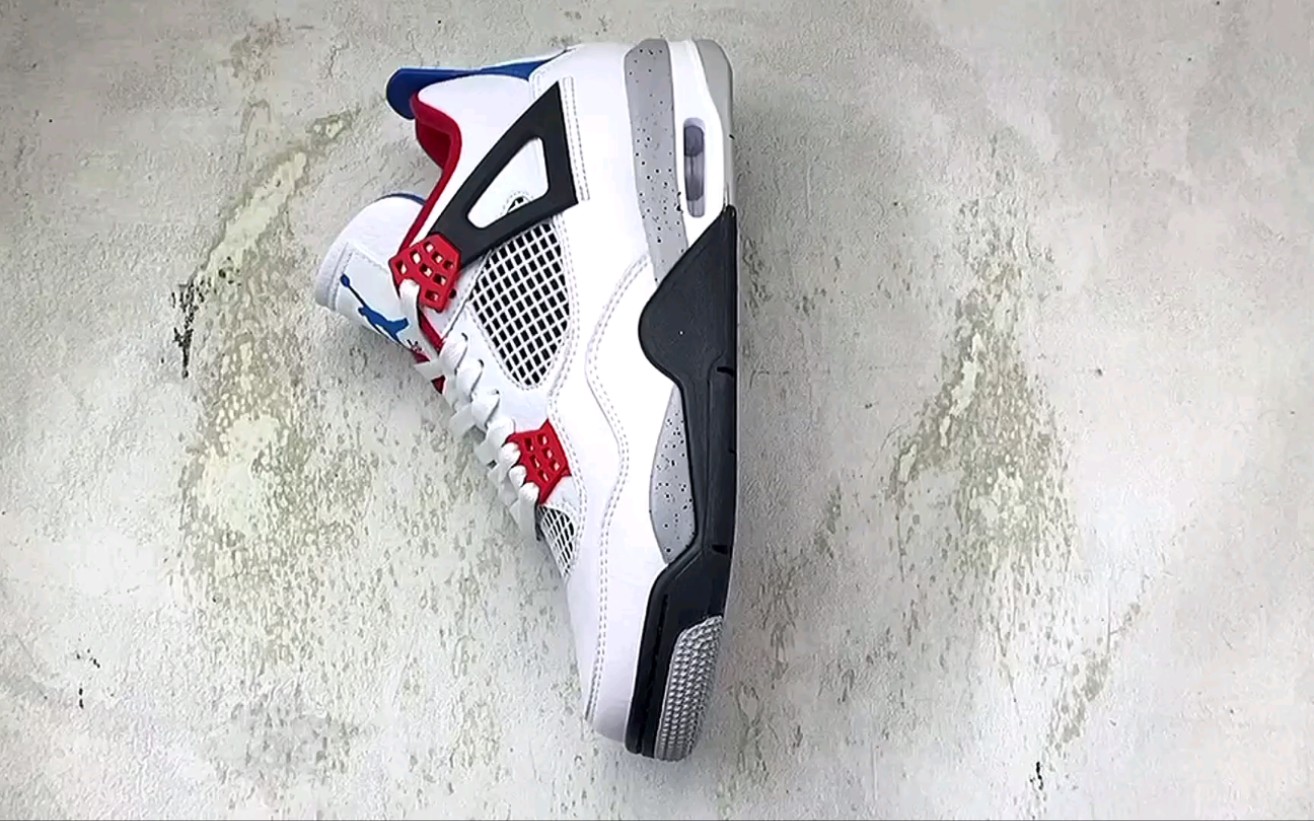 【大山制造】aj4 红蓝鸳鸯 air jordan 4 retro货号: ci1184 146_哔哩