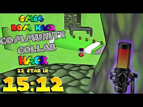 [Phanton][WR]SM64 ROM Hack Community Collab Hack22SSpeedrun in15:12(w/ Commenta超级玛丽攻略