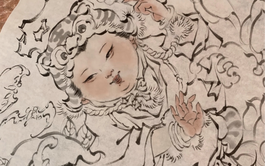 年画 虎年福娃初定稿 等我成品了 鬼雕胡艺龙作