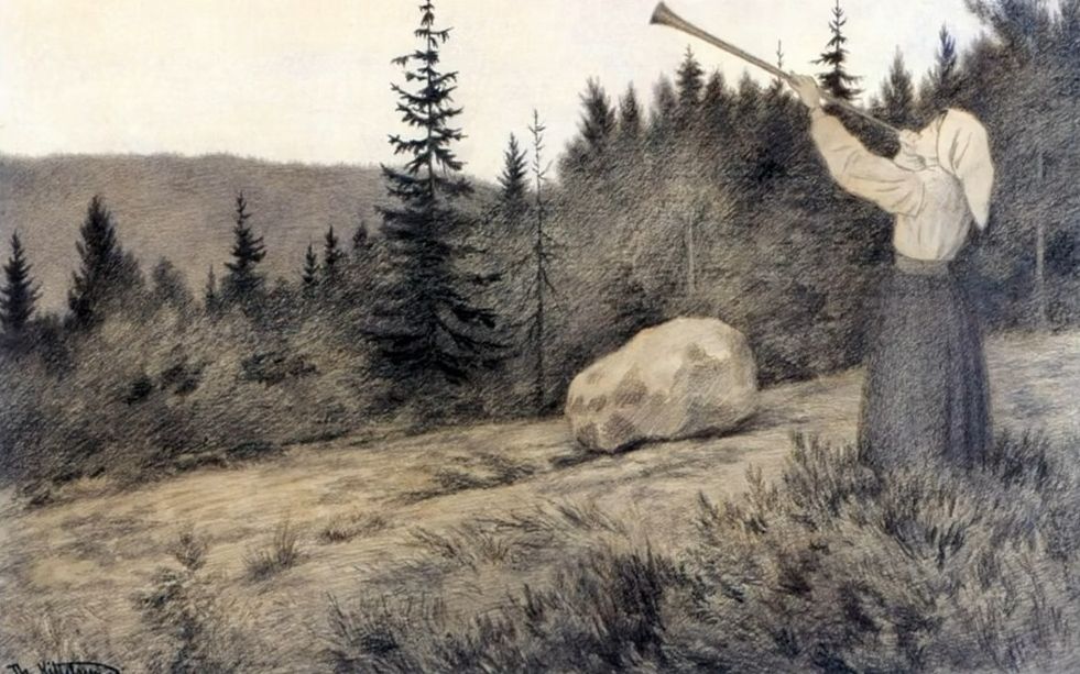 [图]【新浪漫主义艺术/黑暗氛围音乐】Theodor Severin Kittelsen 作品合集（音乐：Burzum - Tuistos Herz）