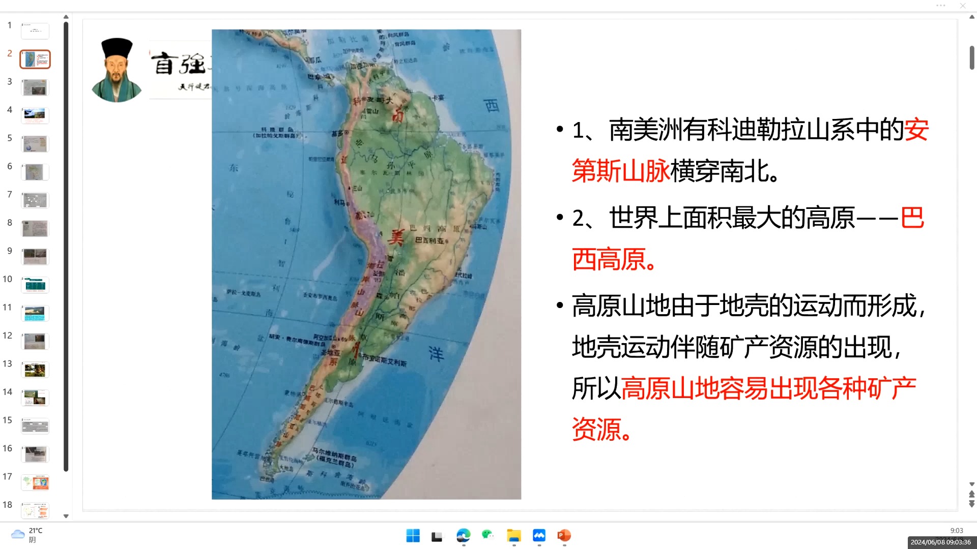 【中图版】初中地理——巴西