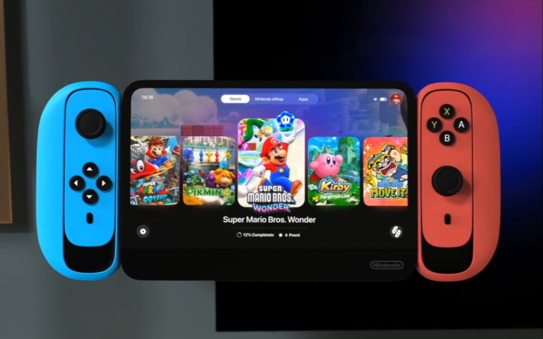 外网疯传的Switch Next 2 外观高清UI视频,全新设计 JoyCon,你心动了吗,任天堂 NS单机游戏热门视频