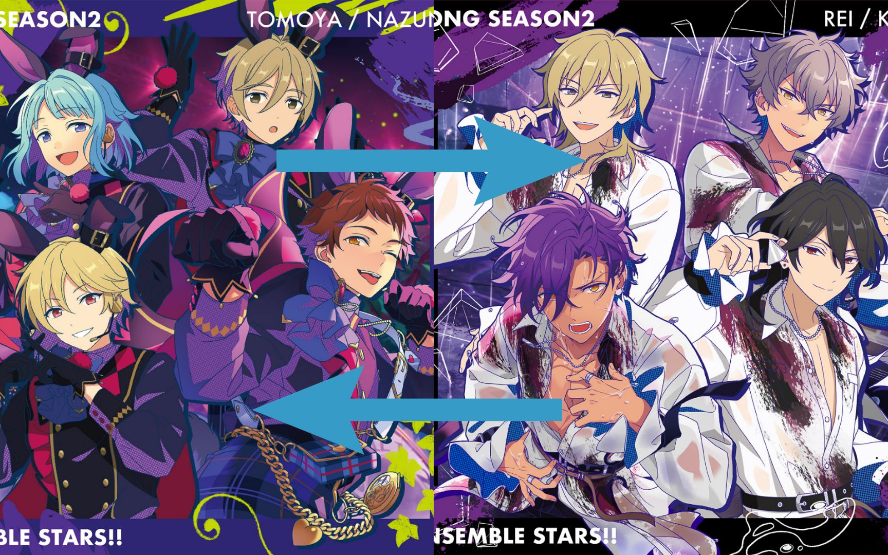 【偶像梦幻祭】ud与兔团的歌曲交换第二季 (会更新)_哔哩哔哩_bili