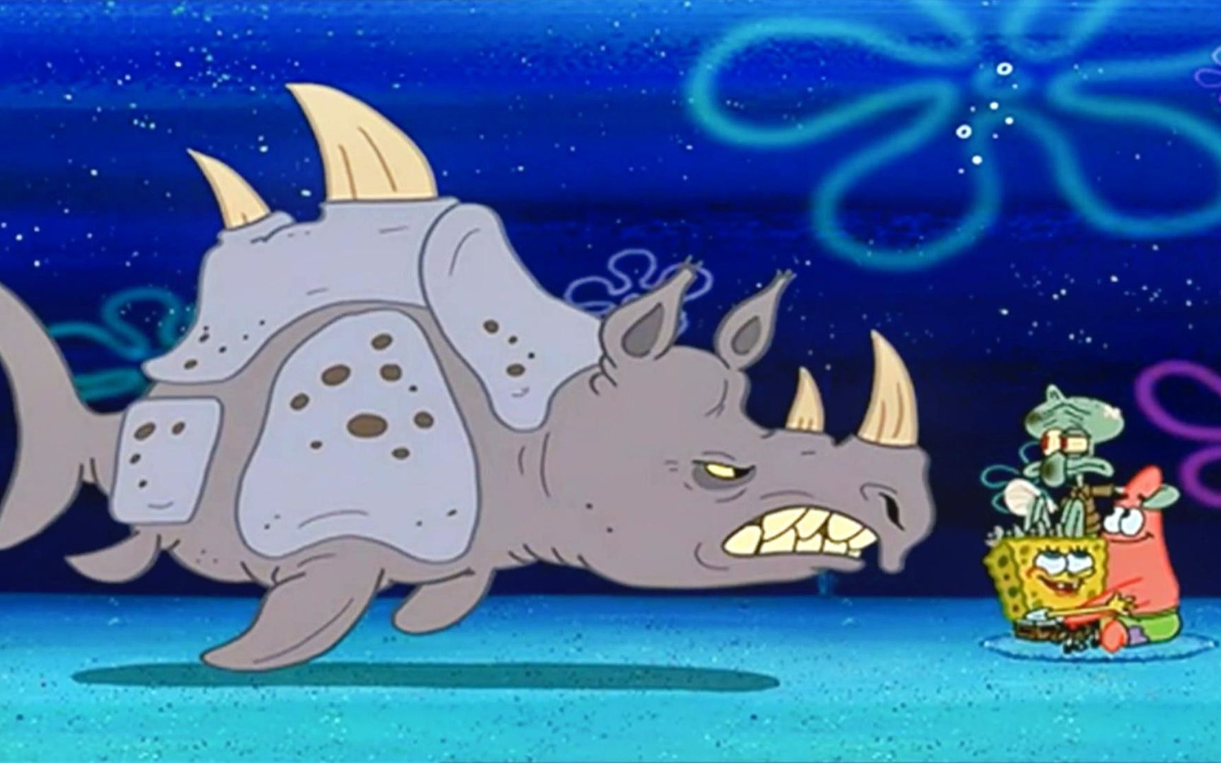 海底真是神奇,不仅有海熊,还有海犀牛!