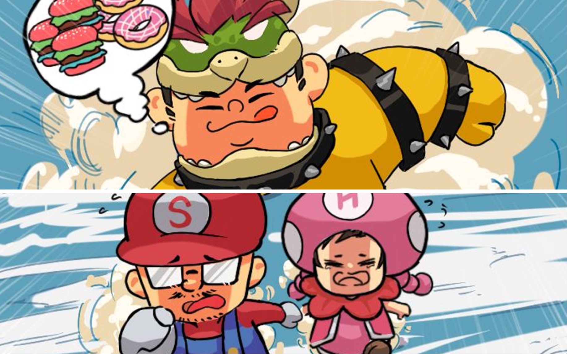 【procreate】汉 堡 怪 兽