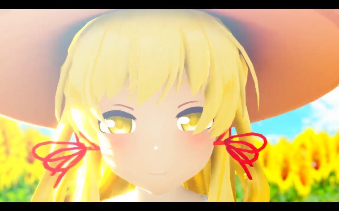 [图]【东方MMD】诹访子大人和向日葵🌻