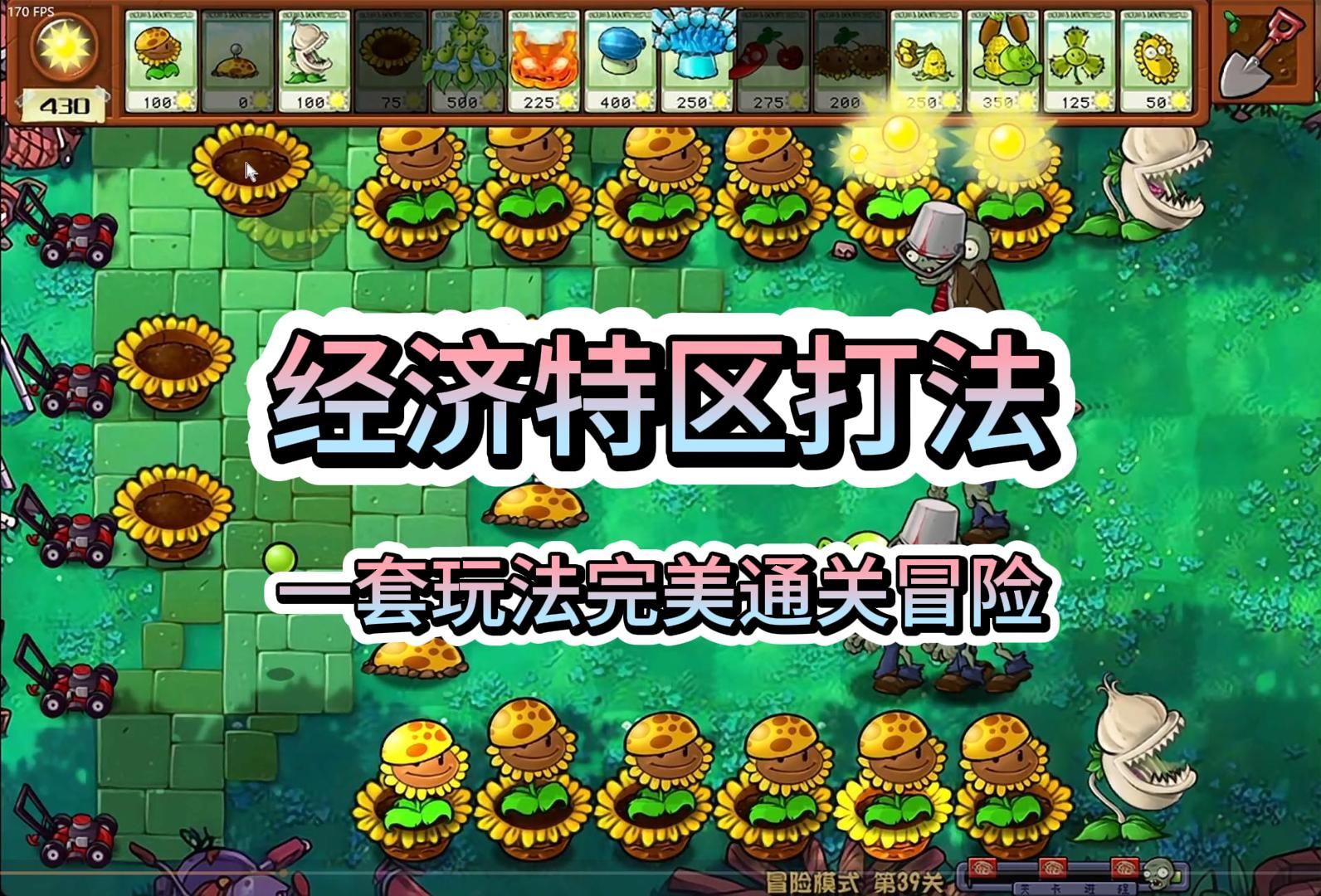 [图]《植物大战僵尸杂交版》只会一招，用好一招便可打遍冒险无敌手