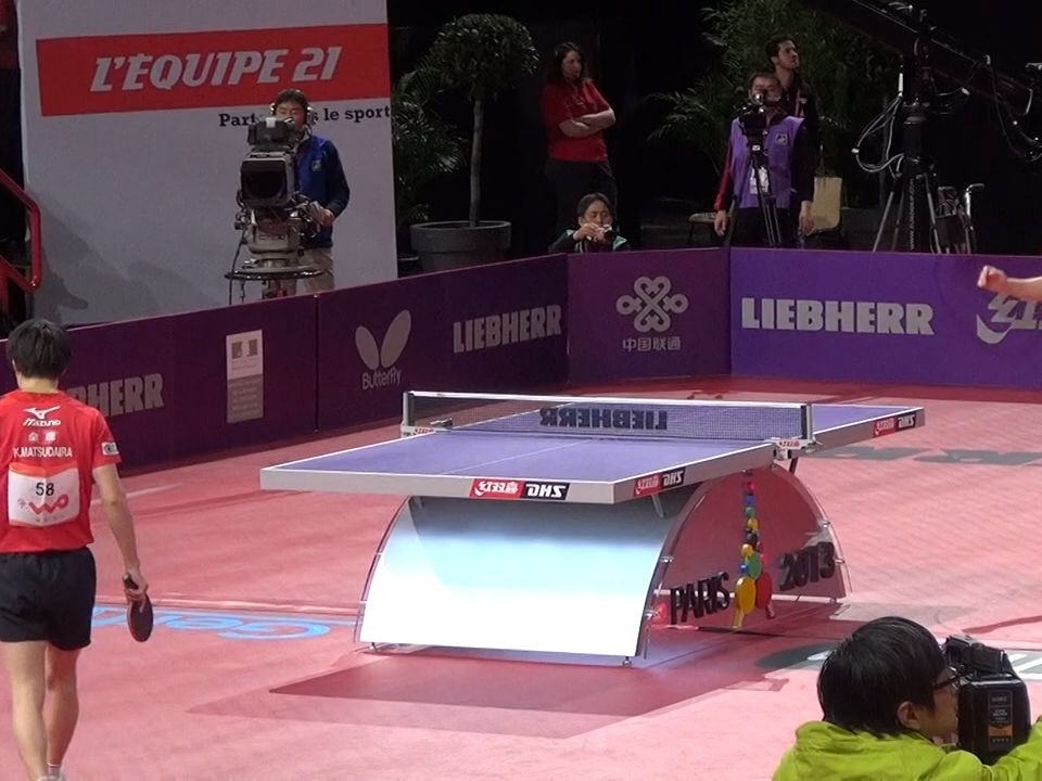 最佳视角 马琳 vs 松平健太 2013世乒赛 第二轮