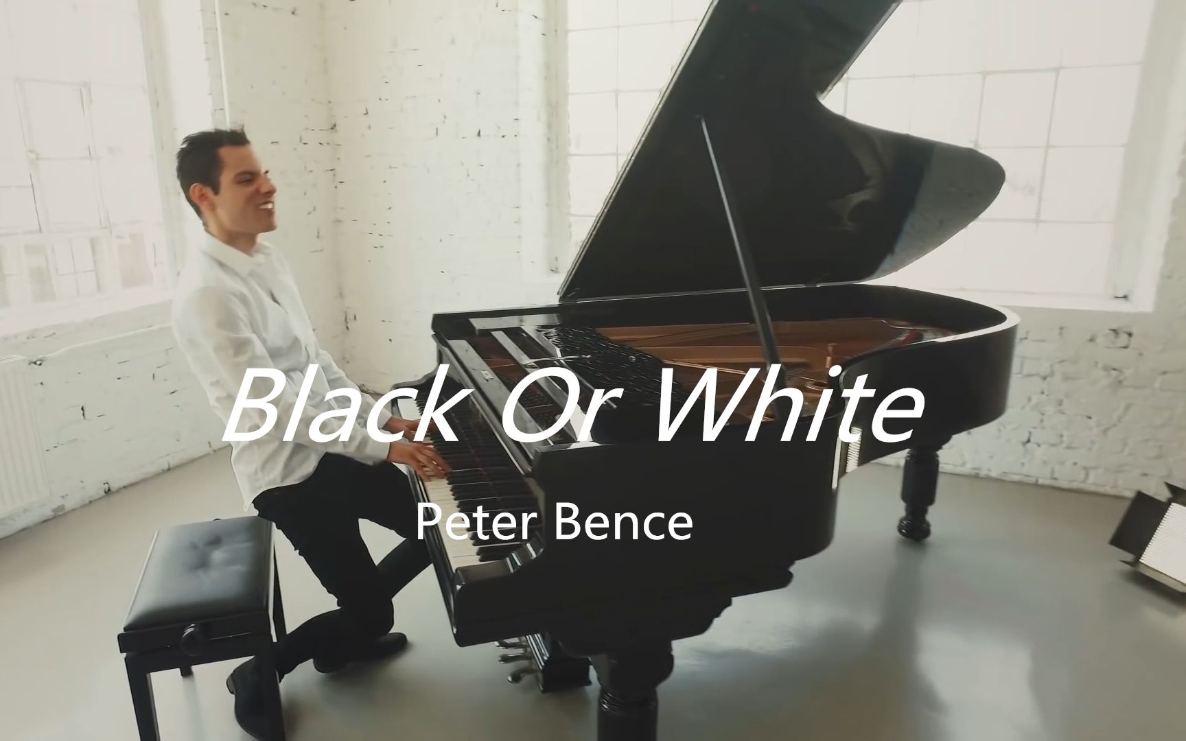 [图]我又带着我的一次性钢琴来了。Michael Jackson - Black Or White - 【Peter Bence】