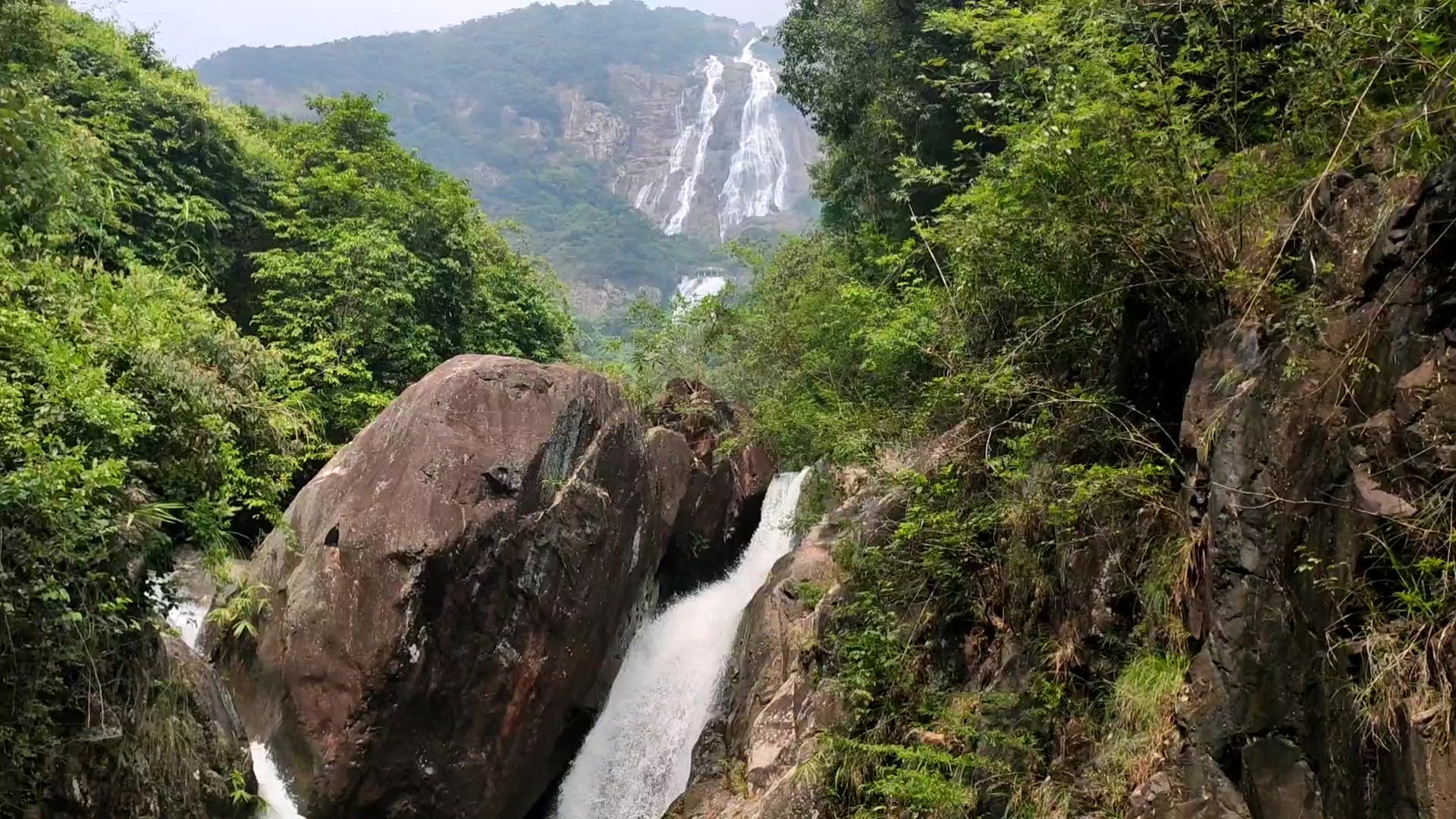 广州白水寨风景名胜区瀑布景观哔哩哔哩bilibili