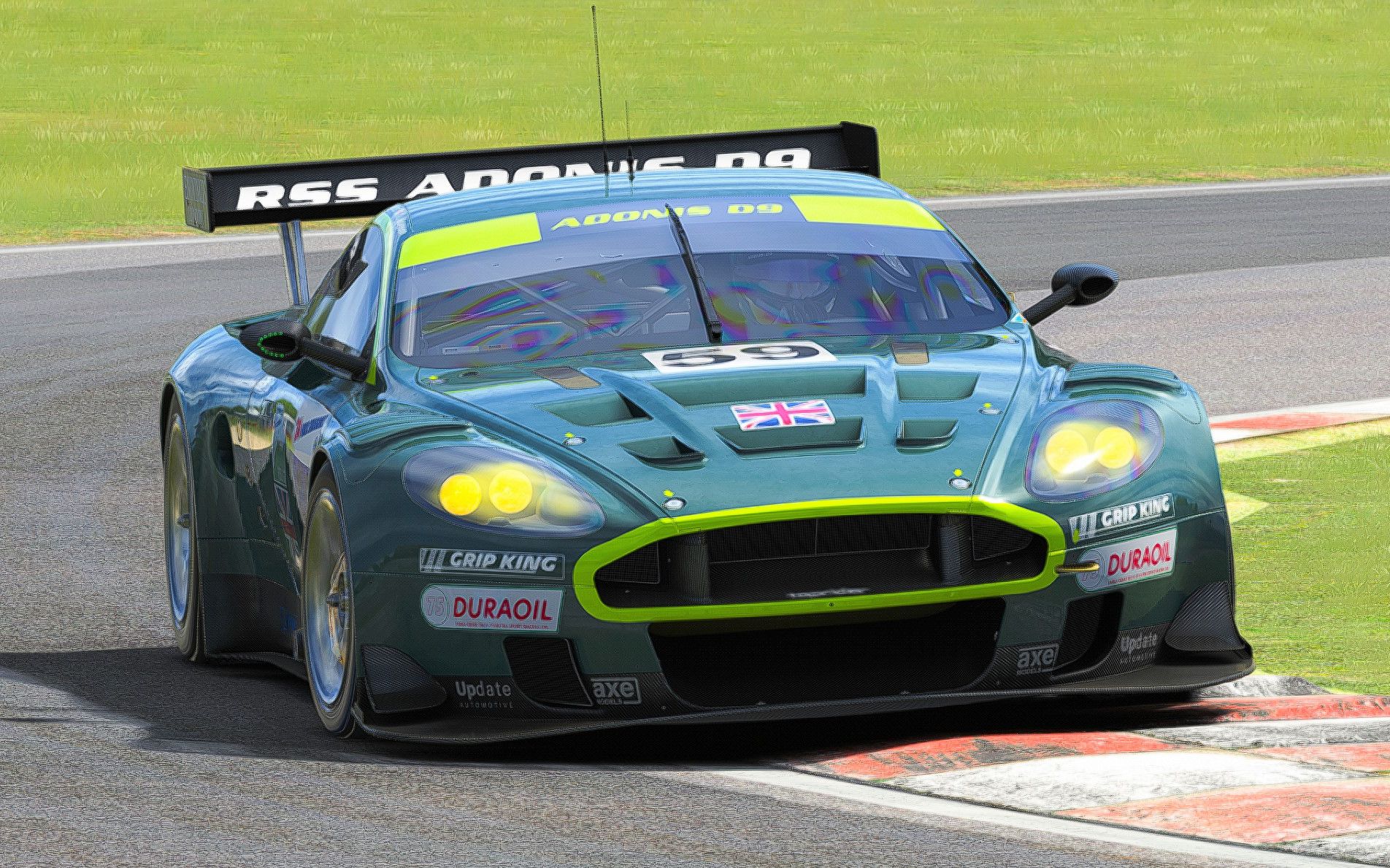 神力科莎mod车辆分享#856-rss gt adonis d9 v12(阿斯顿马丁dbr9 gt1)