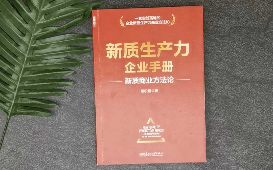 今日图书推荐:《新质生产力企业手册》哔哩哔哩bilibili