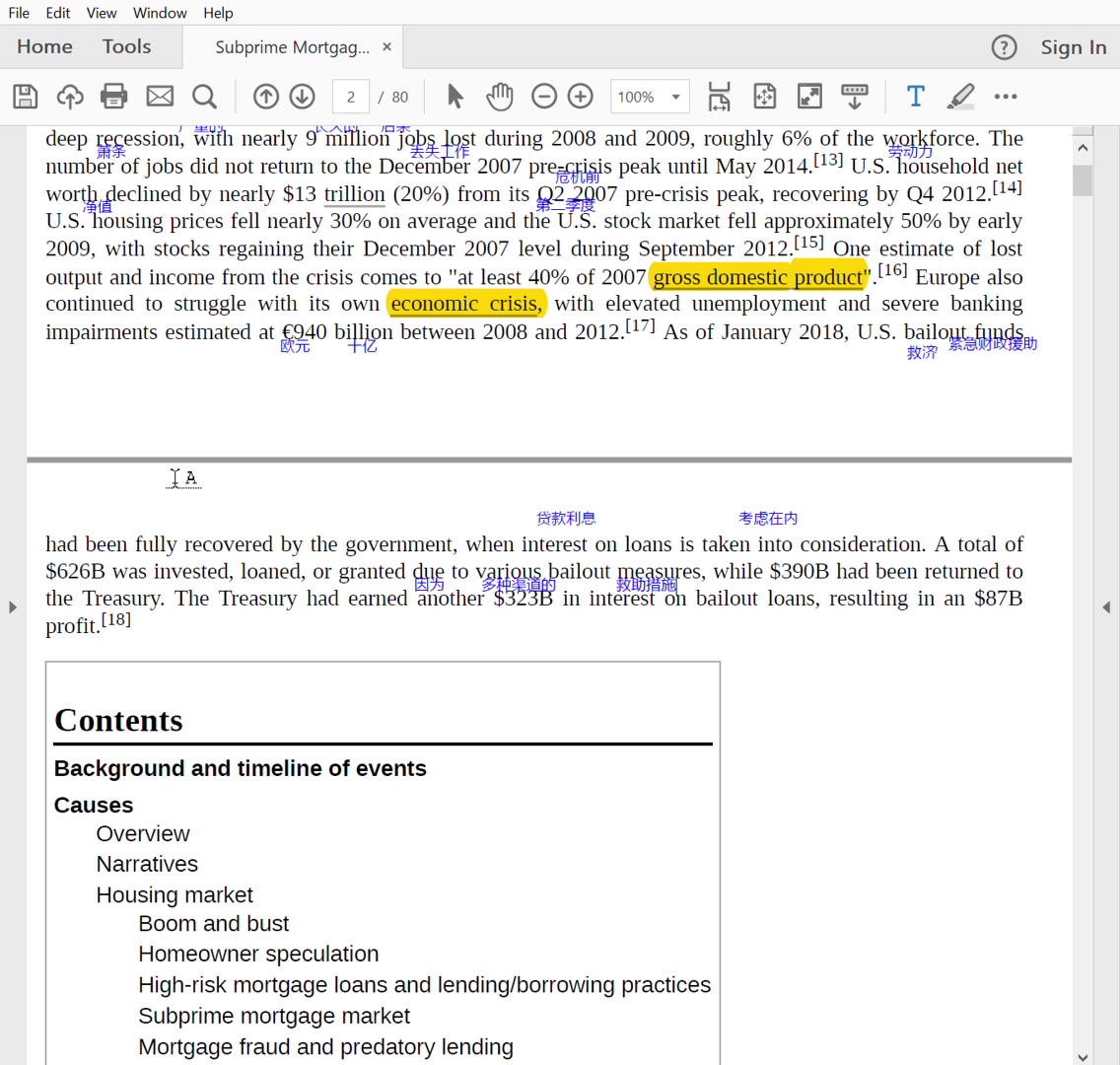 58.Subprime Mortgage Crisis.pdf  Adobe Acrobat Pro 2017 3242020 74617 PM哔哩哔哩bilibili