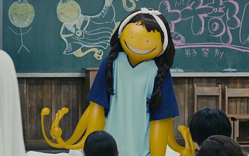 三年e班真人版杀老师和潮田渚高萌cut