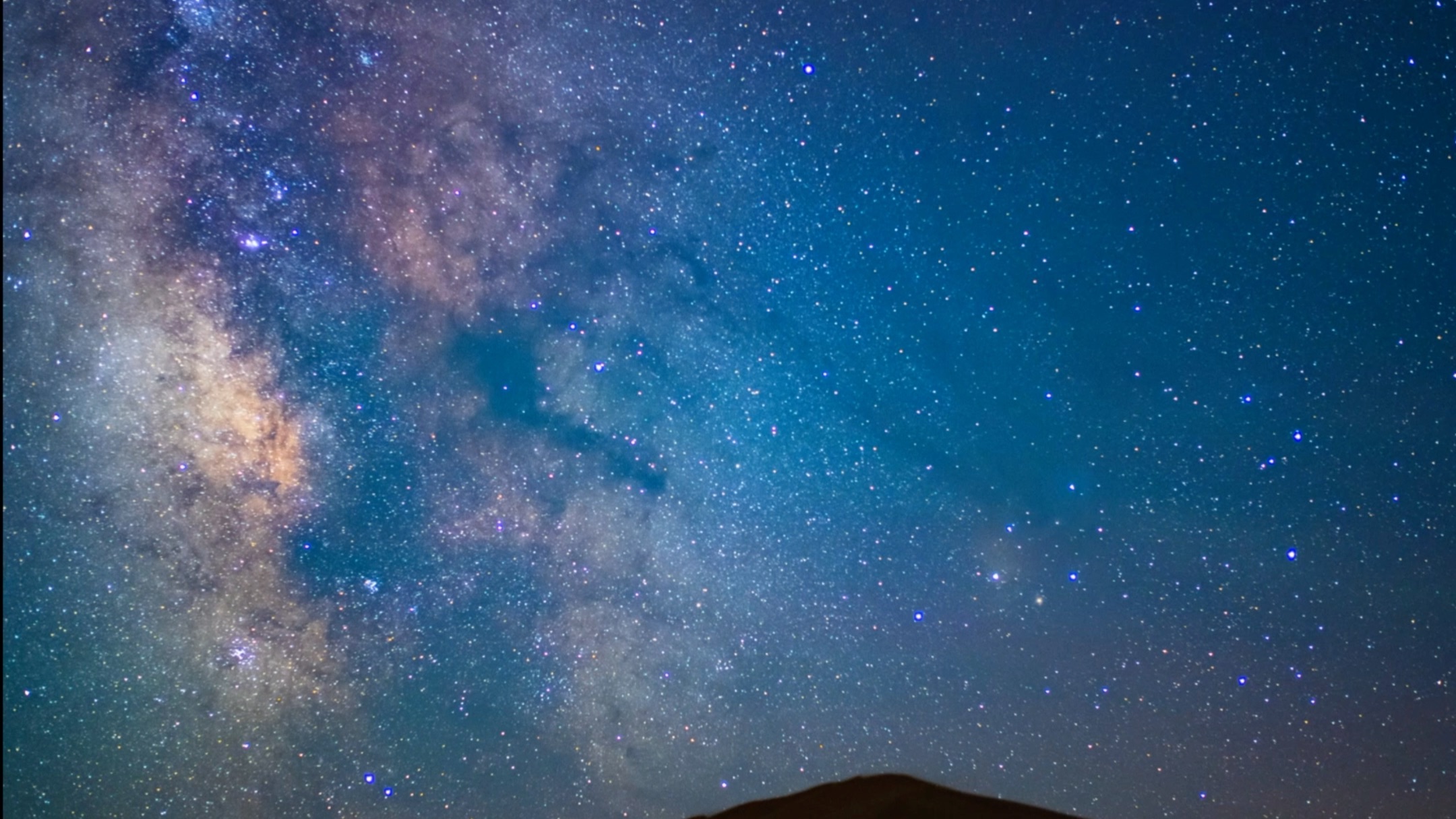 4k|内蒙古一级暗空区|满眼星河的库布齐沙漠|夏季银河延时视频|nikon