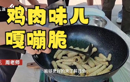 [图]华中农业大学举办昆虫宴送别毕业生，老师：学生热情很高，让更多人了解昆虫