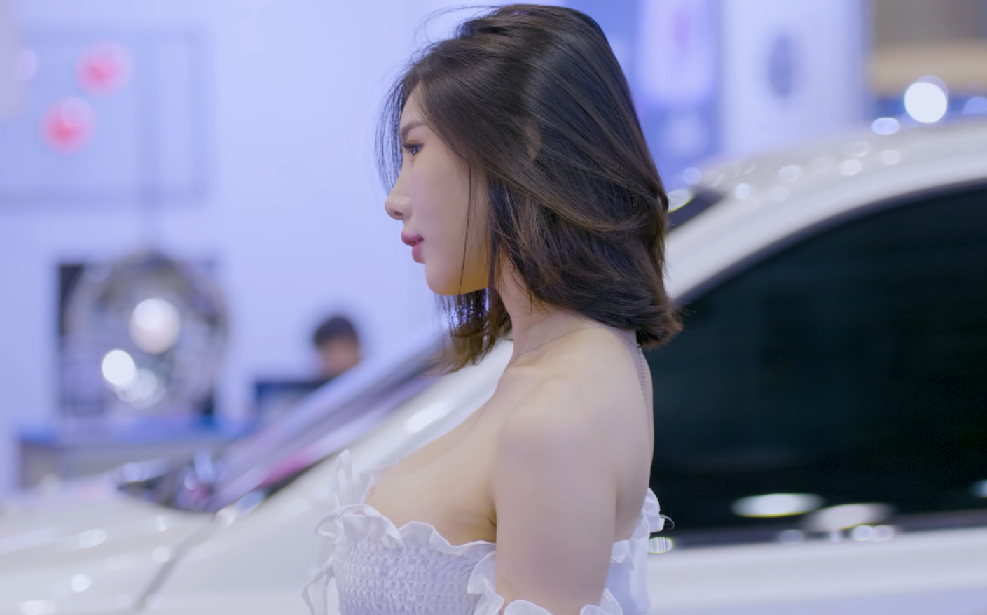 2018 汽车沙龙赛车模特宋珠雅song jua