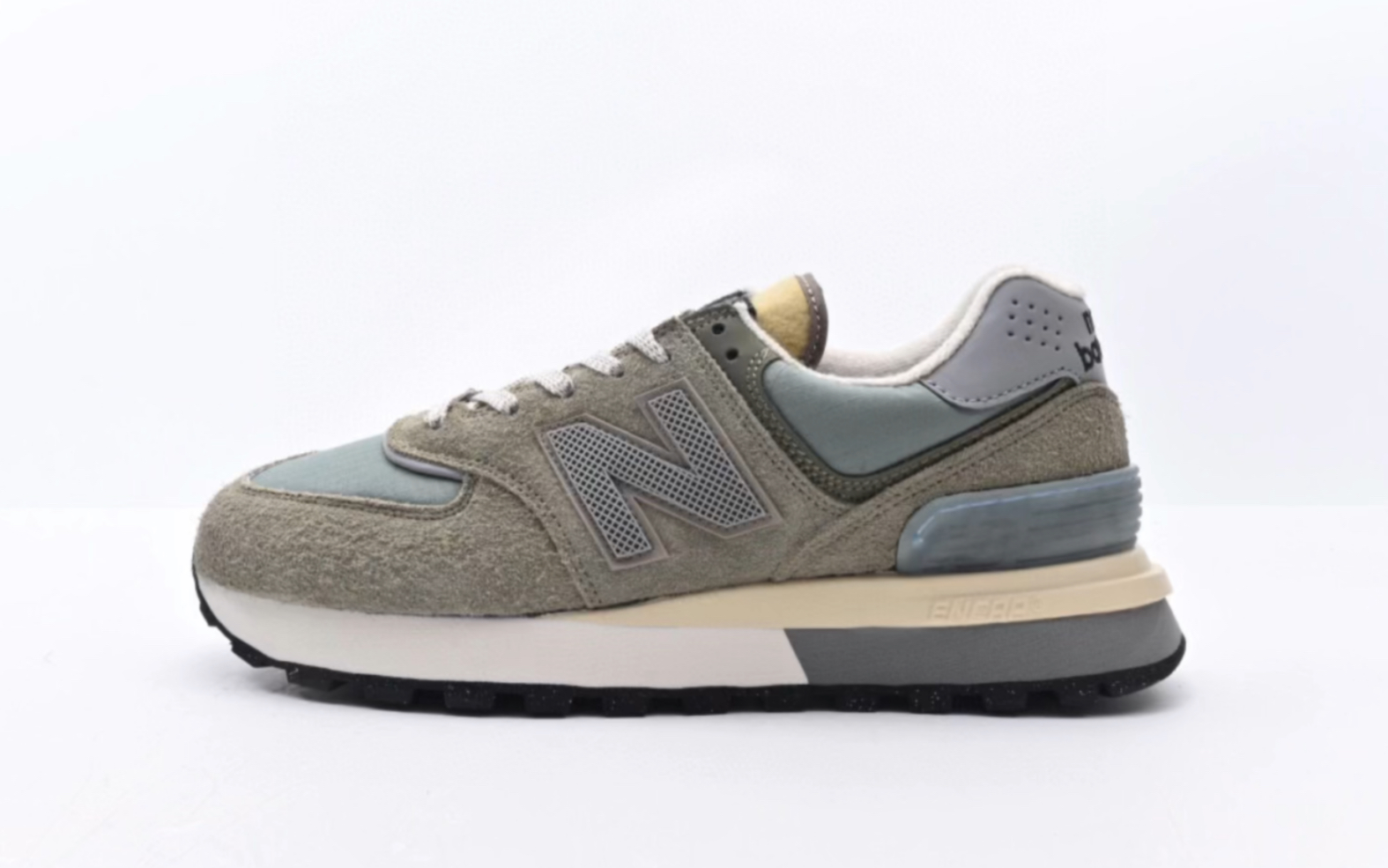 新百伦石头岛联名 stone island x new balance 574 legacy 军绿灰