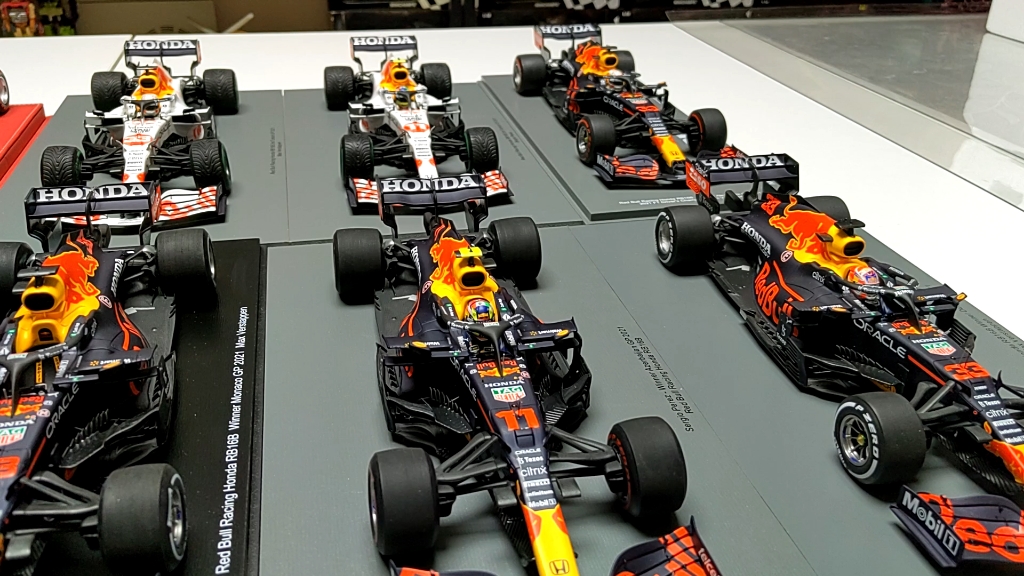 【f1赛车模型】1比18 红牛 rb16b系列(第4集)