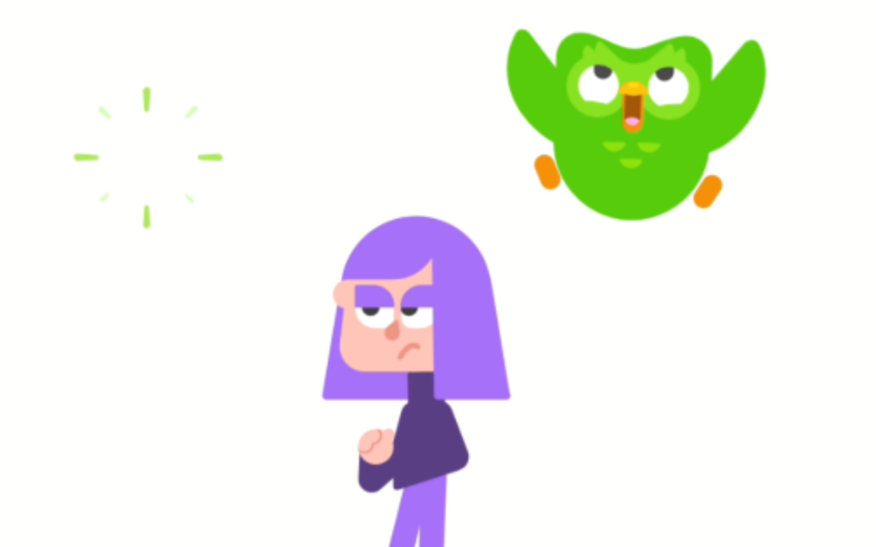 多邻国韩语打卡——polite3篇(来自拽姐的祝贺