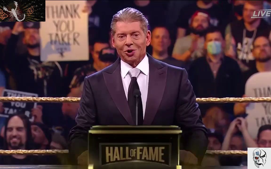 [图]<摄魂>老麦亲自引荐UT送葬者名人堂 Vince McMahon 2022 Hall Of Fame