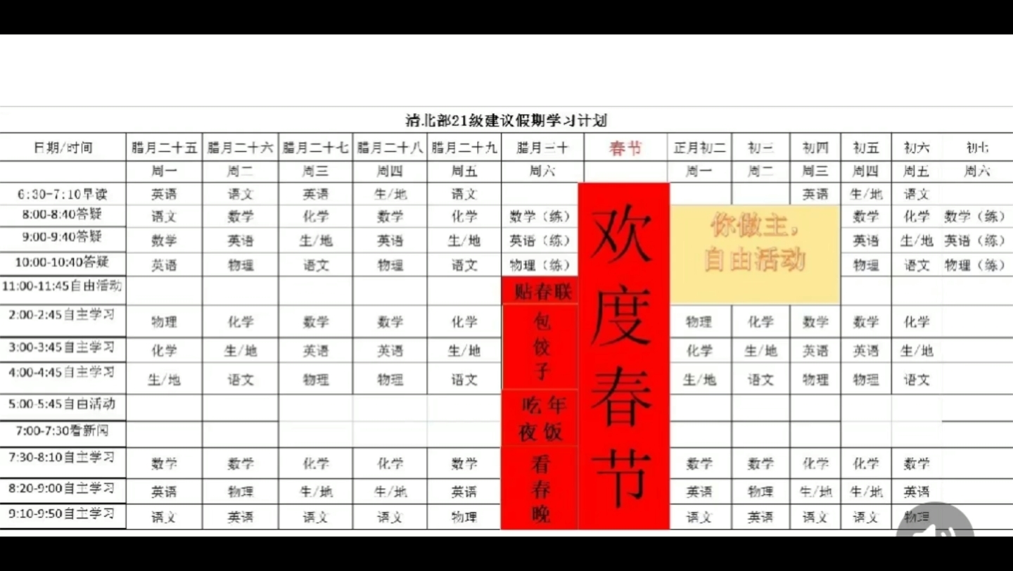 隆尧一中清北部,假期学习计划,不知道这样能多几个985 和211?哔哩哔哩bilibili