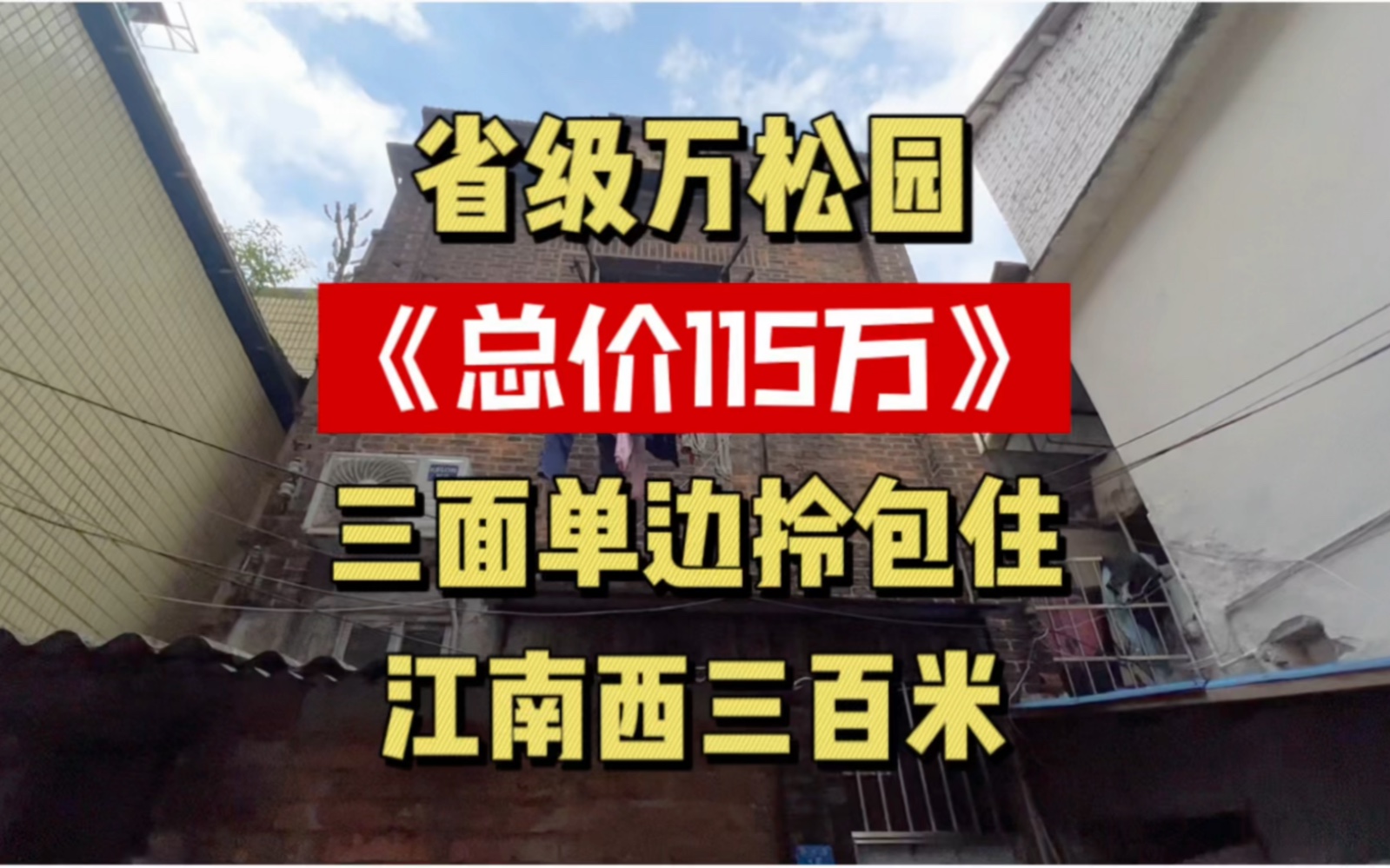 省级万松园小学独栋私房 三面单边即买即收租 三百米到江南西 配套成熟 交通生活便利哔哩哔哩bilibili