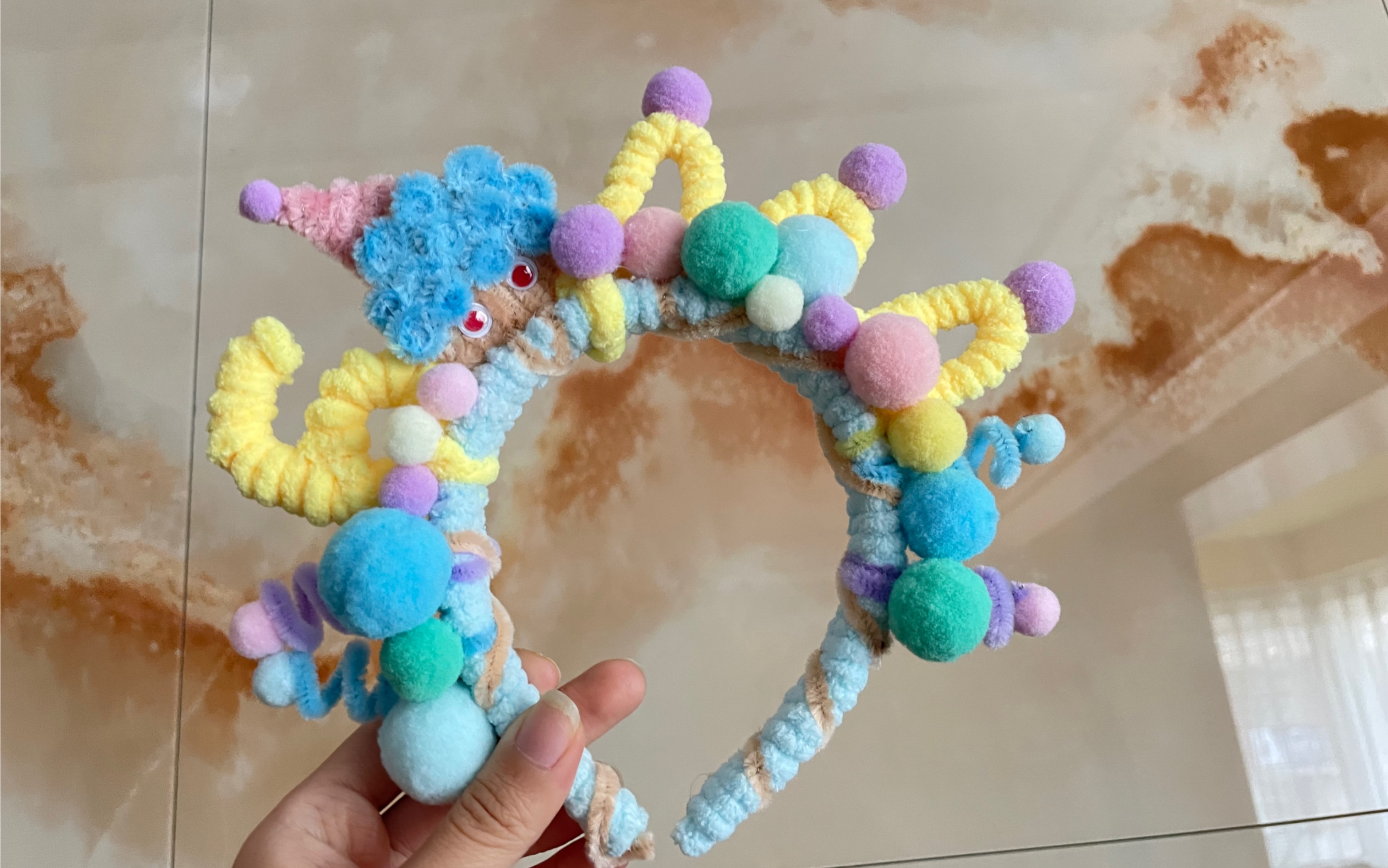 扭扭棒发卡教程下